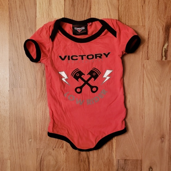Baby Toddler Victory Motorcycle Logo Cotton One Pieces Jumpsuit